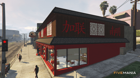 FIVEM Sushi Lounge | Modern Sushi Restaurant MLO | Interior & Exterior | Full Kitchen | Office Space | Add-On | Optimized | Fivem Ready | High Quality — image 3