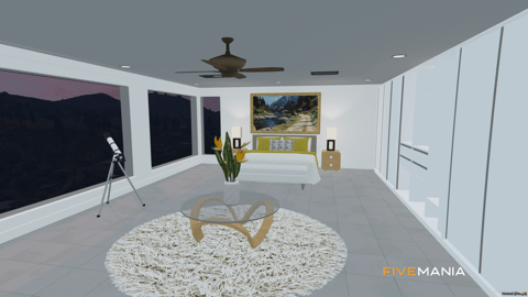 FIVEM Eclipse Rooftop House | Luxury Rooftop House MLO | Interior & Exterior | Pool & Helipad | Add-On | Optimized | Fivem Ready | High Quality — image 6