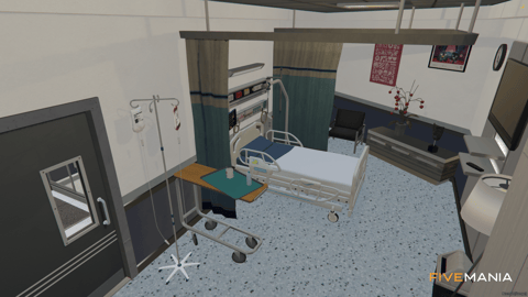FIVEM Oceanmedical | Modern Medical Center MLO | Interior & Exterior | Parking Garage | Rooftop Patio | Lab & Offices | Add-On | Optimized | Fivem Ready | High Quality — image 32