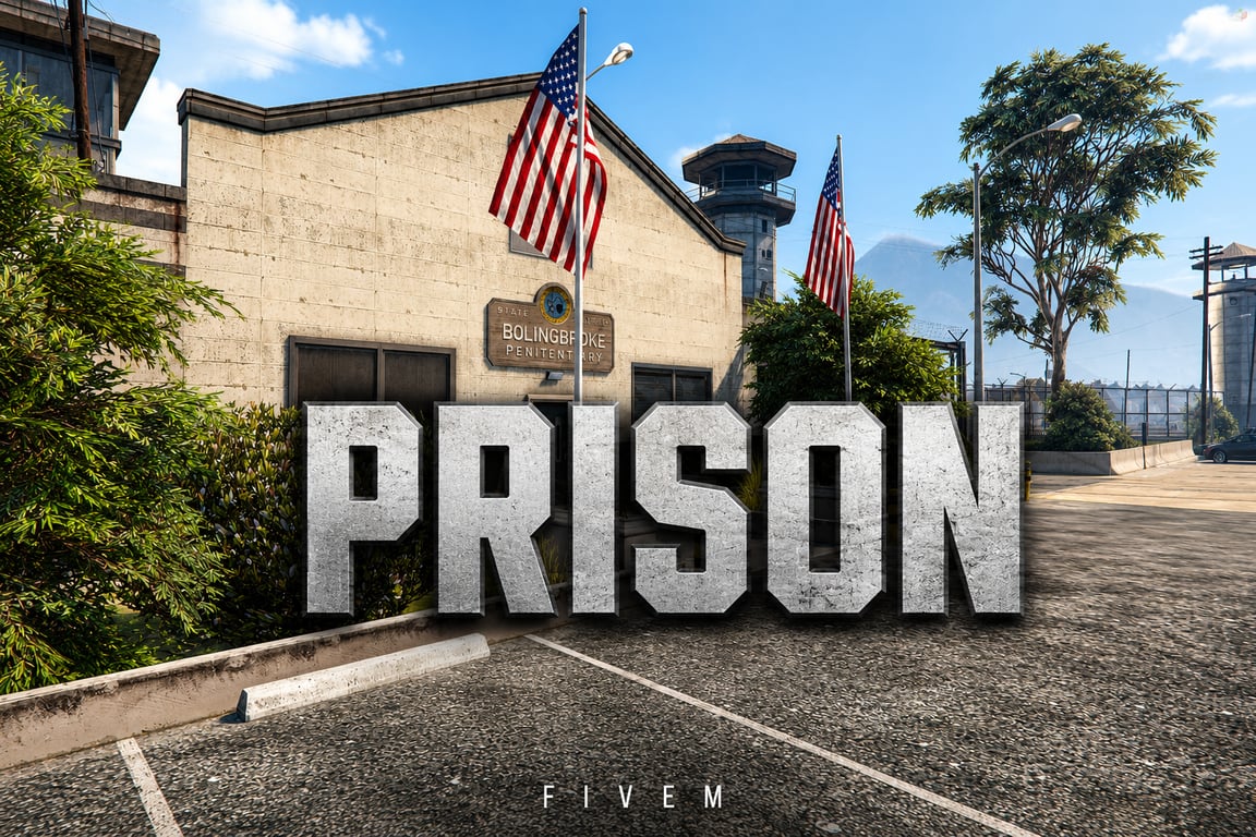 FIVEM Prison | Bolingbroke Penitentiary MLO | Interior & Exterior | Add-On | Optimized | Fivem Ready | High Quality