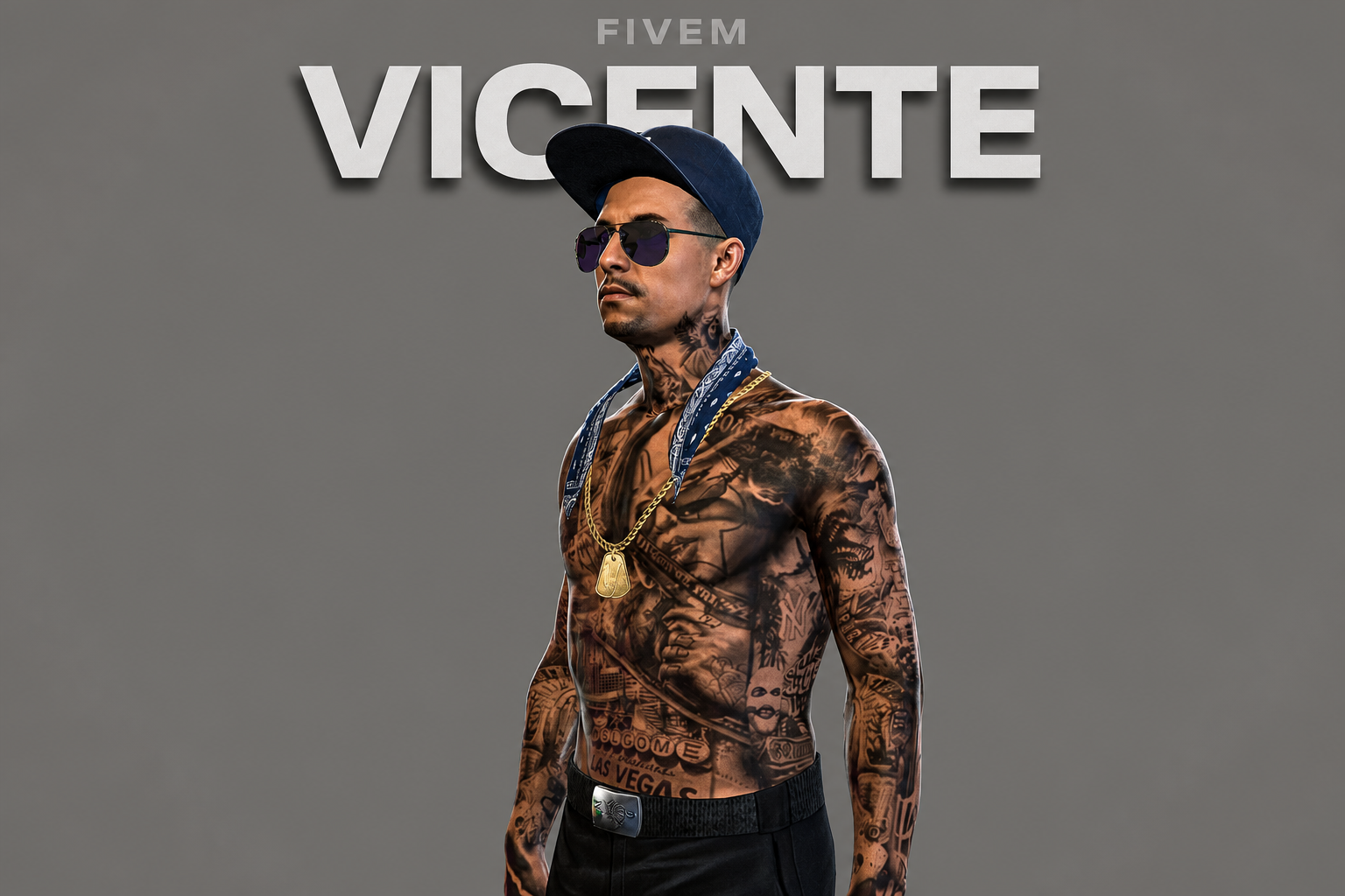 Vicente | Male Ped | Multiple Outfits | Optimized & Fivem Ready [Add-On]