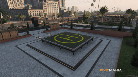 FIVEM Legion Square V3 | Revitalized City Hub Map Edit | Bank MLO | Gas Station | Outdoor Seating | Helipad | Add-On | Optimized | Fivem Ready | High Quality — image 10