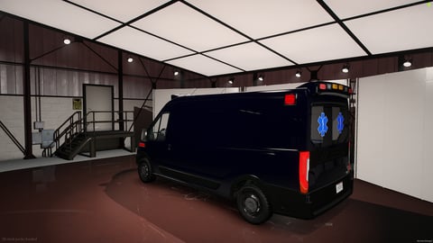 FIVEM Vapid Espeedo | Lore-Friendly Emergency Ambulance Van | Emergency Lighting | Working Doors | Add-On | Optimized | Fivem Ready — image 8