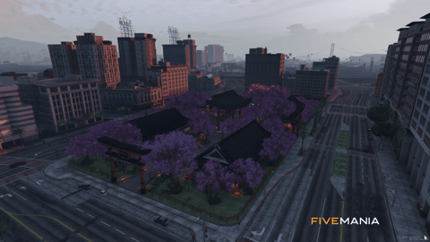 FIVEM Legion Square Tokyo | Japanese Themed Map Edit | Cherry Blossom Trees & Custom Buildings | Optimized | Fivem Ready | High Quality — image 28