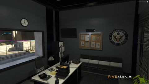 FIVEM Mission Row Pd | Detailed Police Station MLO | Interior & Exterior | Custom Props | Lore Friendly | Add-On | Optimized | Fivem Ready | High Quality — image 15