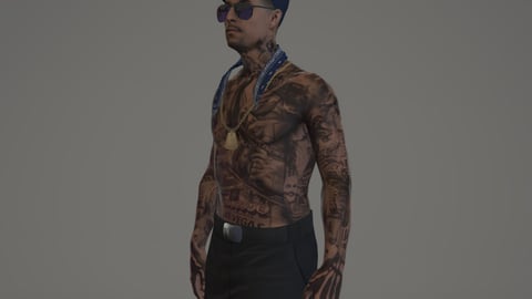 Vicente | Male Ped | Multiple Outfits | Optimized & Fivem Ready [Add-On] — image 4