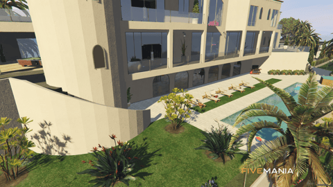 FIVEM Vinewood Mansion | Luxury Modern Estate | Interior & Exterior | Pool & Basketball Court | Add-On | Optimized | Fivem Ready | High Quality — image 2