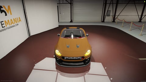 FIVEM A124s | Realistic Convertible Sports Car [Unbadged] Add-On | Working Lights | Custom Rims | Tuning Parts | Add-On | Optimized | Fivem Ready | High Quality — image 5