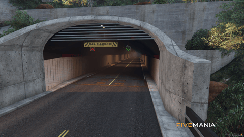 FIVEM Paleto Tunnel | Custom Map Extension | Interior & Exterior | Working Lights | Optimized | Fivem Ready | High Quality | Add-On — image 3