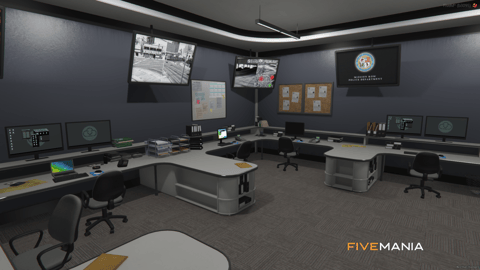 FIVEM Mission Row Police Department | Detailed Police Station MLO | Interior & Exterior | Offices | Cells | Interrogation Rooms | Add-On | Optimized | Fivem Ready | High Quality — image 18