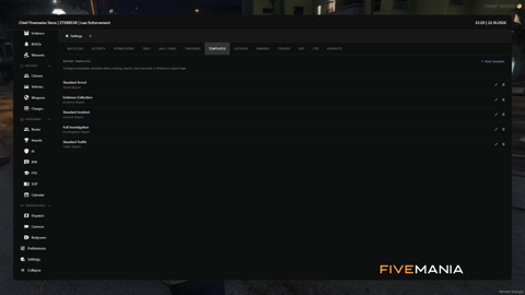 FIVEM Police Records Mdt | Comprehensive Police Records System | Evidence Tracking | Personnel Management | Custom Themes | Integrated Dispatch | Add-On | Optimized | Fivem Ready | High Quality, image 42