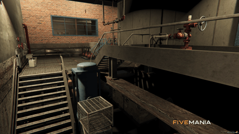 FIVEM Bridge Hideout | Secret Under-Bridge MLO Hideout | Interior & Exterior | Meeting Room | Office Space | Add-On | Optimized | Fivem Ready | High Quality — image 11