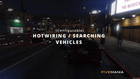 FIVEM Car Lock | Advanced Vehicle Security & Crime Script | Hotwiring | Key Management | Ped Robbery | Add-On | Optimized | Fivem Ready | High Quality, image 9