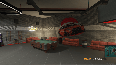 FIVEM Risingsun Mechanic Shop | Custom Mechanic Shop MLO | Interior & Exterior | Repair Bays | Add-On | Optimized | Fivem Ready | High Quality — image 15