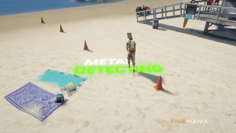 FIVEM Metal Detecting Script | Engaging Minigame Script | Treasure Hunting | Minigame | Configurable Loot | Add-On | Optimized | Fivem Ready | High Quality, image 2