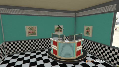 FIVEM Vespucci Beach Diner, Retro Diner MLO, image 4