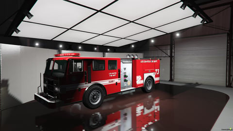 FIVEM American Fire Engine Pumper | Lore Friendly Emergency Vehicle | Working Lights | Custom Sirens | Detailed Interior | Functional Equipment | Add-On | Optimized | Fivem Ready | High Quality, image 3