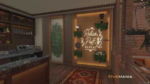 FIVEM Vespucci Hookah Lounge | Modern Interior MLO | Interior & Exterior | Custom Props | Add-On | Optimized | Fivem Ready | High Quality — image 5
