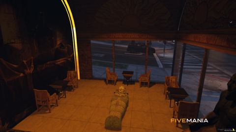 FIVEM Pharaoh Cafe | Egyptian Themed Cafe MLO | Interior & Exterior | Custom Props | Add-On | Optimized | Fivem Ready | High Quality — image 3
