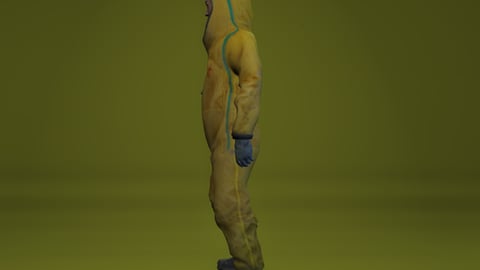 Walter | FiveM Male Ped | Hazmat Worker | Multiple Outfits | Optimized & Fivem Ready [Add-On], image 8