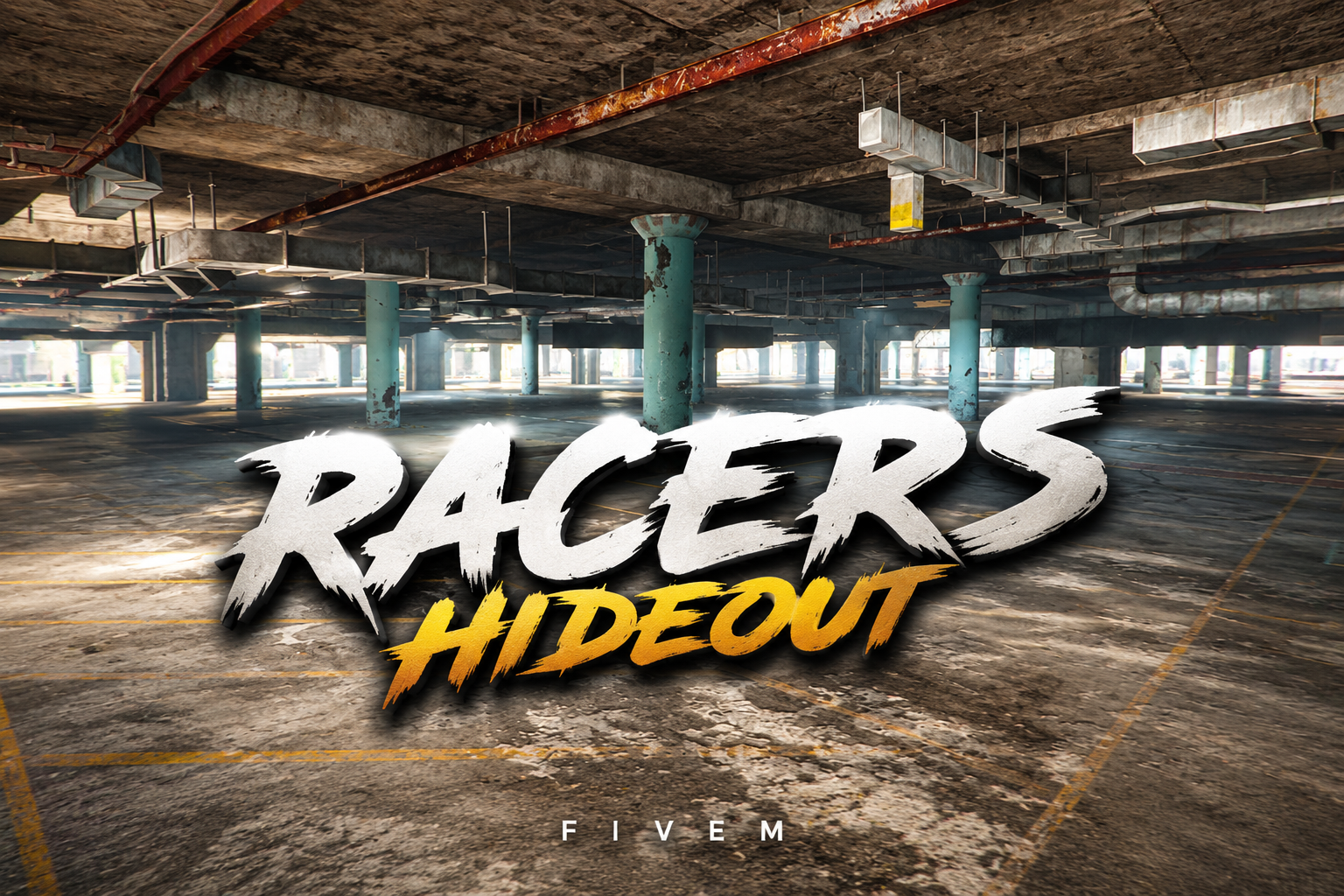 FIVEM Racers Hideout | Secret Racing Hideout MLO | Racing Track | Underground Garage | Custom Props | Interior & Exterior | Add-On | Optimized | Fivem Ready | High Quality