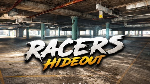 FIVEM Racers Hideout | Secret Racing Hideout MLO | Racing Track | Underground Garage | Custom Props | Interior & Exterior | Add-On | Optimized | Fivem Ready | High Quality cover