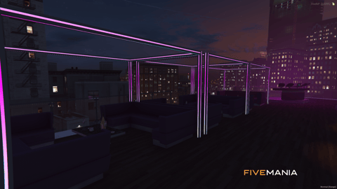 FIVEM Tropical Heights Nightclub | Vibrant Nightclub MLO | Interior & Exterior | Rooftop Pool | Custom Lighting | Add-On | Optimized | Fivem Ready | High Quality — image 19