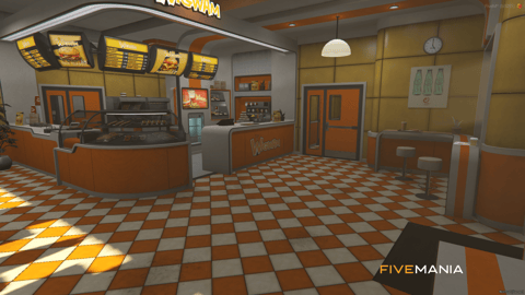 FIVEM Wigwam Restaurant | Classic Diner MLO | Interior & Exterior | Full Kitchen | Office Space | Add-On | Optimized | Fivem Ready | High Quality — image 13