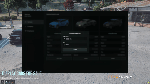 FIVEM Used Car Business | Comprehensive Dealership Script | Vehicle Sales & Contracts | Test Drives | Inspection | Add-On | Optimized | Fivem Ready | High Quality, image 32