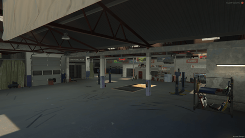 FIVEM Auto Care Mechanic | Spacious Mechanic Shop MLO | Interior & Exterior | Working Lifts | Detailed Workshop | Add-On | Optimized | Fivem Ready | High Quality — image 3