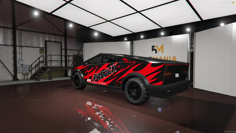 FIVEM E-Truck | Futuristic Electric Pickup [Unbadged] Add-On | Custom Liveries | Optimized | Fivem Ready | High Quality, image 8