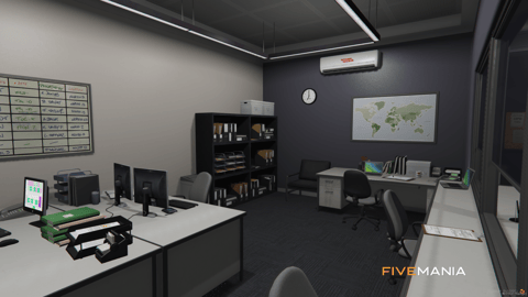 FIVEM Vinewood Police Department | Detailed Police Station MLO | Interior & Exterior | Offices & Jail Cells | Parking Garage | Add-On | Optimized | Fivem Ready | High Quality — image 7