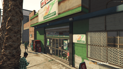 FIVEM Shop247 | Lore-Friendly 24/7 Supermarket MLO | Interior & Exterior | Detailed Shelving | Backroom | Add-On | Optimized | Fivem Ready | High Quality — image 3
