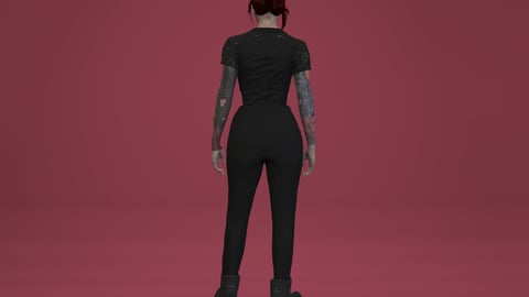 Mary | Female Ped | Multiple Outfits | Optimized & Fivem Ready [Add-On] — image 8