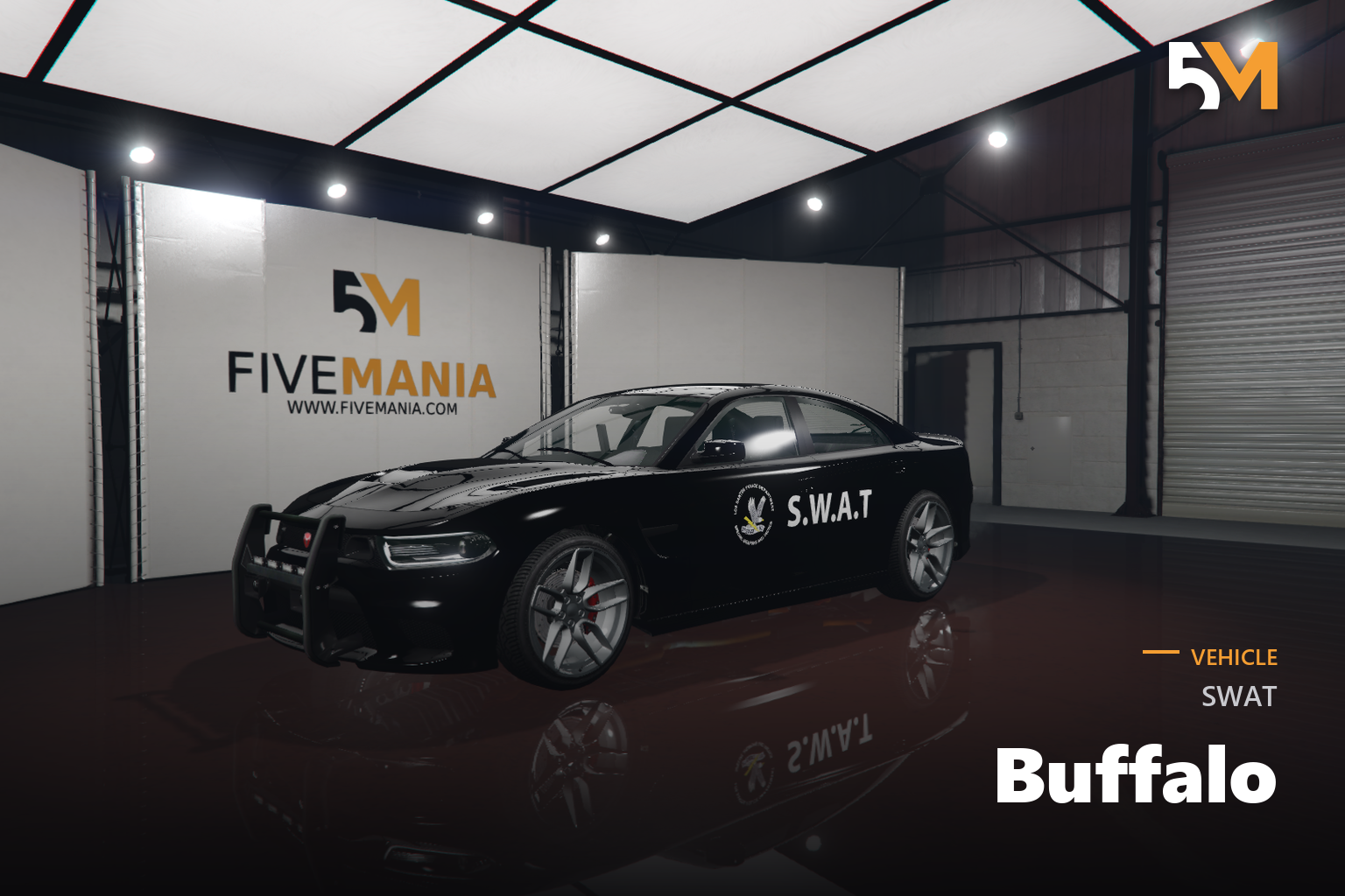 FIVEM Swat Buffalo | Lore-Friendly SWAT Vehicle Add-On | Working Lights | Push Bar | Custom Livery | Add-On | Optimized | Fivem Ready | High Quality