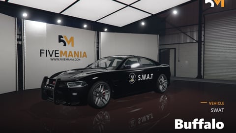 FIVEM Swat Buffalo | Lore-Friendly SWAT Vehicle Add-On | Working Lights | Push Bar | Custom Livery | Add-On | Optimized | Fivem Ready | High Quality cover