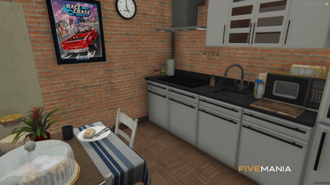 FIVEM The Italian Pizza Restaurant | Authentic Dining MLO | Interior & Exterior | Detailed Bar | Kitchen & Storage | Add-On | Optimized | Fivem Ready | High Quality — image 13