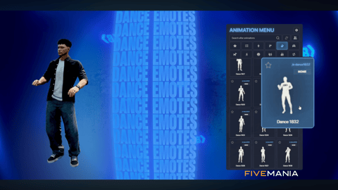 FIVEM Animations Menu | Advanced Emote & Animation System | Custom Emote Creator | Sequence Editor | Prop Support | Shared Emotes | Add-On | Optimized | Fivem Ready | High Quality, image 4