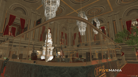 FIVEM Townhall V2 | Grand Government Building MLO | Interior & Exterior | Courtroom & Offices | Add-On | Optimized | Fivem Ready | High Quality — image 9