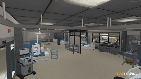 FIVEM Oceanmedical | Modern Medical Center MLO | Interior & Exterior | Parking Garage | Rooftop Patio | Lab & Offices | Add-On | Optimized | Fivem Ready | High Quality — image 28