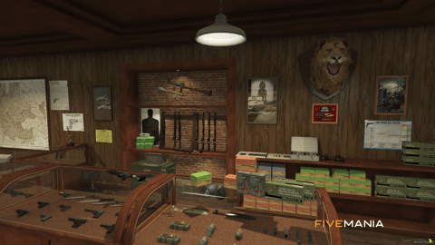 FIVEM Ammunation Reworked V3 | Custom Weapon & Clothing Shop MLO | Interior & Exterior | Modern Design | Optimized | Add-On | Fivem Ready | High Quality — image 3