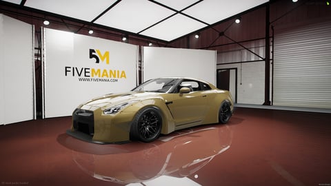 FIVEM Nissan GT-R | Realistic Sports Car [Badged] Add-On | Widebody Kit | Fivem Ready | High Quality — image 3