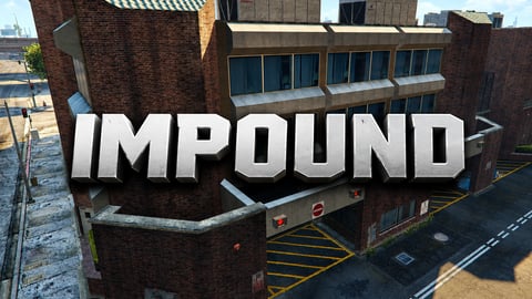 FIVEM Impound | Lore-Friendly Police Impound Lot MLO | Interior & Exterior | Offices & Parking | Add-On | Optimized | Fivem Ready | High Quality cover