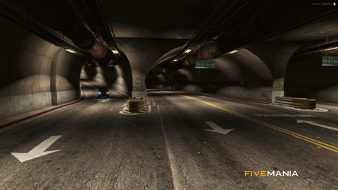 FIVEM Mount Chiliad Tunnel | Expanded Map Location | Interior & Exterior | Working Lights | Road Signs | Graffiti Art | Add-On | Optimized | Fivem Ready | High Quality — image 6