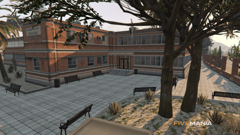 FIVEM Sandy University | Immersive University MLO | Interior & Exterior | Classrooms | Lockers | Lobby | Add-On | Optimized | Fivem Ready | High Quality — image 5