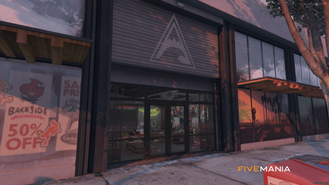 FIVEM Skate Zone Shop | Skate Park & Retail MLO | Interior & Exterior | Skate Ramps | Clothing & Bikes | Custom Props | Add-On | Optimized | Fivem Ready | High Quality — image 3