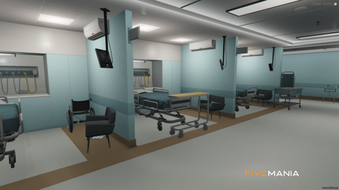 FIVEM Medic Center | Comprehensive Medical Facility MLO | Interior & Exterior | Reception & Patient Rooms | Helipad | Add-On | Optimized | Fivem Ready | High Quality — image 31