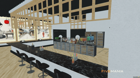 FIVEM Korean Restaurant | Authentic Dining MLO with Hidden Lab | Interior & Exterior | Secret Lab | Custom Props | Add-On | Optimized | Fivem Ready | High Quality — image 8