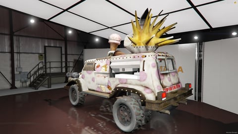 FIVEM Tmtooth | Armored Ice Cream Truck [Unbadged] Add-On | Miniguns | Custom Clown Head | Off-Road Ready | Add-On | Optimized | Fivem Ready | High Quality, image 8