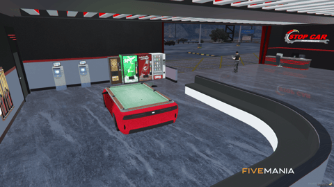 FIVEM Stop Car Mechanic | Full-Service Garage MLO | Interior & Exterior | Tuning & Detailing | Rooftop Parking | Add-On | Optimized | Fivem Ready | High Quality — image 10